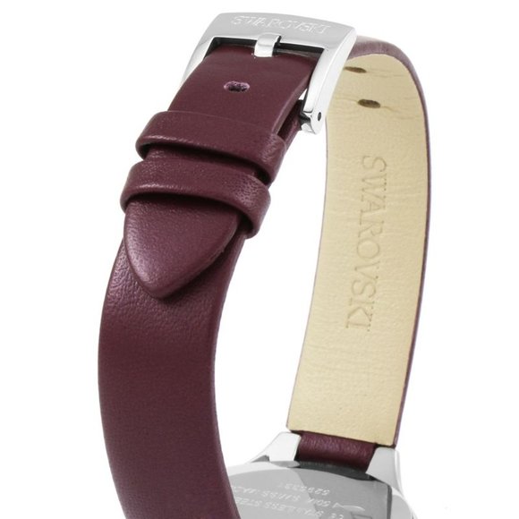 Swarovski Lovely Crystals Burgundy BRAND NEW WATCH - Picture 10 of 12